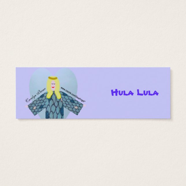 Hula Lula, Mini Bokmärken Litet Visitkort (Baksidan)