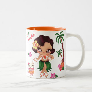 Hula Lulu Dancing - mugg
