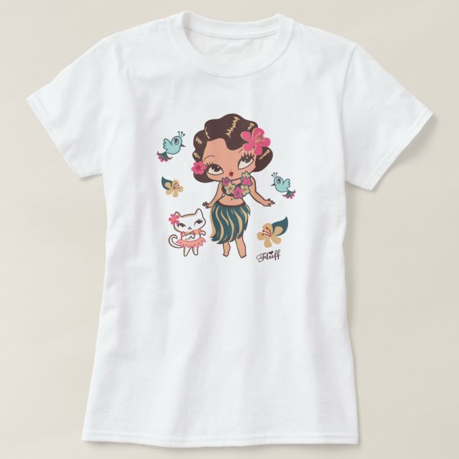Hula Lulu Dancing The Shirt Tee (Design framsida)