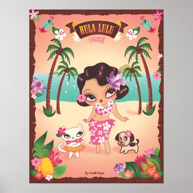 Hula Lulu Poster (Framsidan)