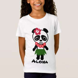 Hula Panda - flickor behandla som ett barn - docka Tee Shirt
