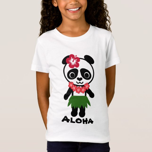 Hula Panda - flickor behandla som ett barn - docka Tröja (Framsida)