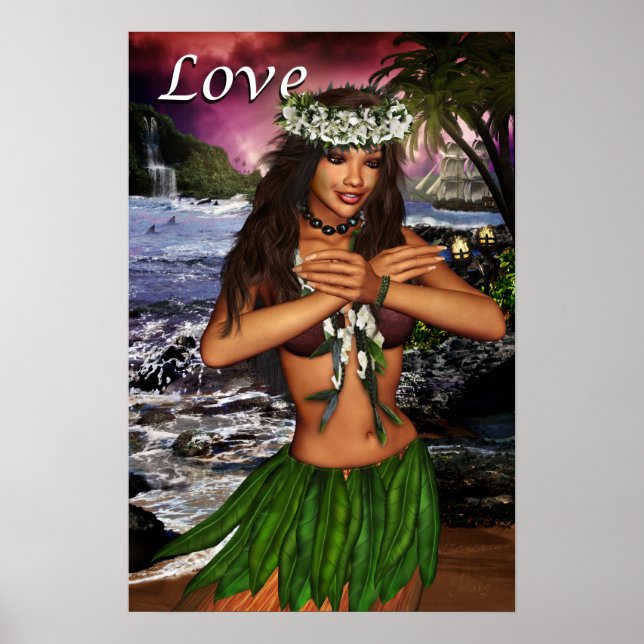 Hula Poster (Framsidan)