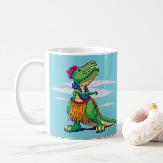 Hula Rex Kaffemugg (Med munk)