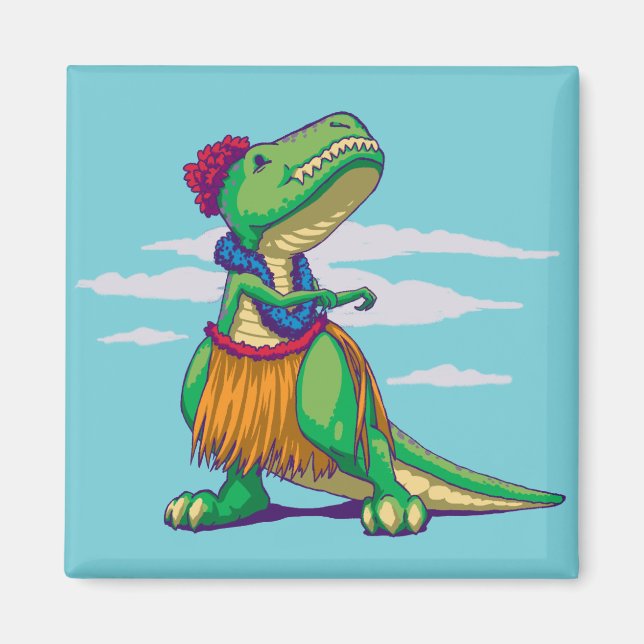 Hula Rex Magnet (Framsidan)