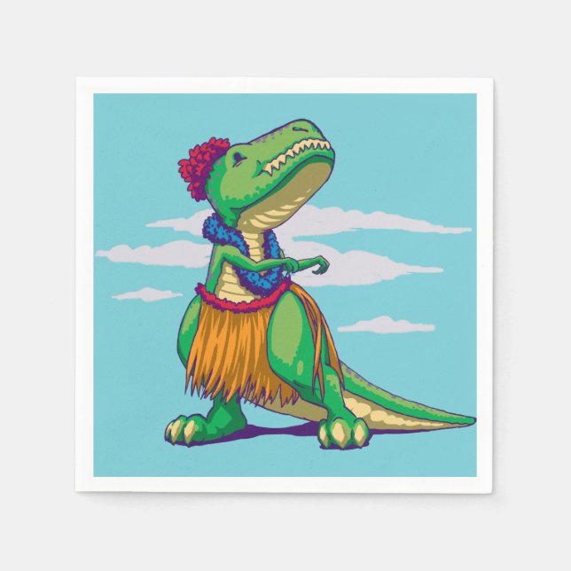 Hula Rex Pappersservett (Framsidan)