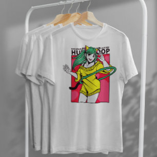 Hula Ring Anime Girl T Shirt