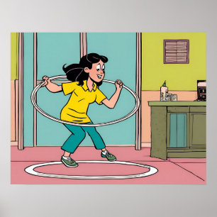 Hula Ring - Barn Leksak Poster
