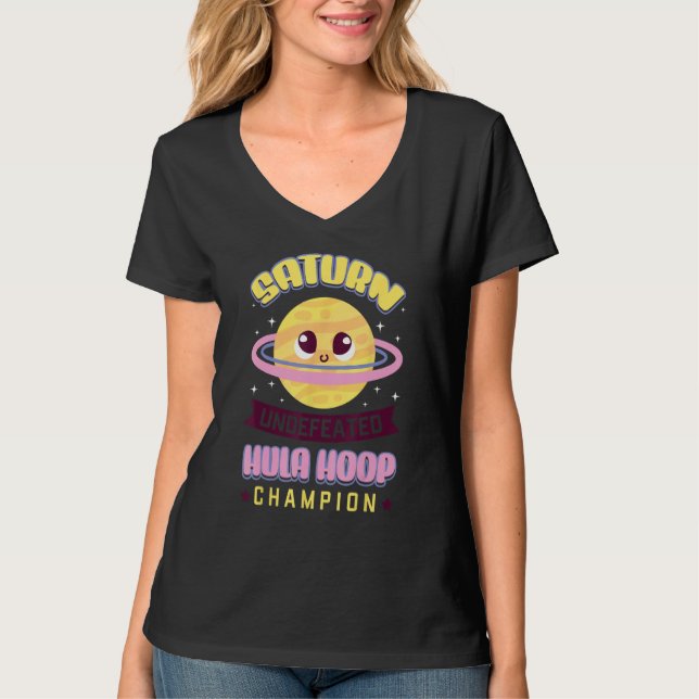 Hula Ring Dancer Gymnastic Trainer Hooping Enthus  T Shirt (Framsida)