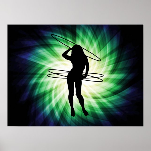 Hula Ring Girl, Coola Poster (Framsidan)