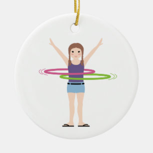 Hula Ring Julgransprydnad Keramik
