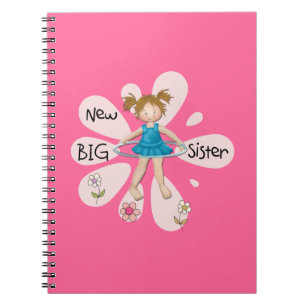 Hula Ring New Big Sister Anteckningsbok Med Spiral