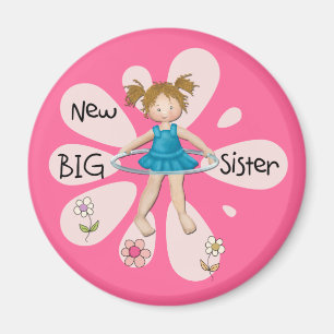 Hula Ring New Big Sister Magnet