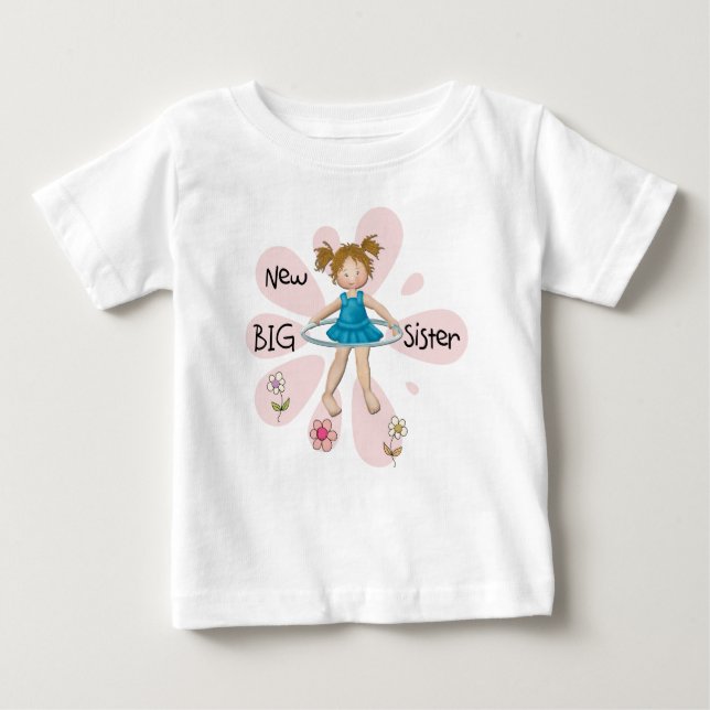 Hula Ring New Big Sister T-shirt (Framsida)