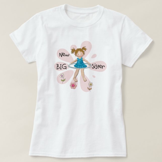 Hula Ring New Big Sister Tee (Design framsida)