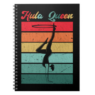 Hula Ring Queen Sport Women Girls Hooping Anteckningsbok