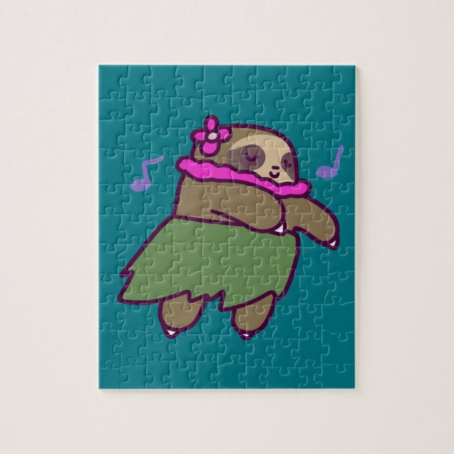 Hula Sloth Pussel (Vertikal)