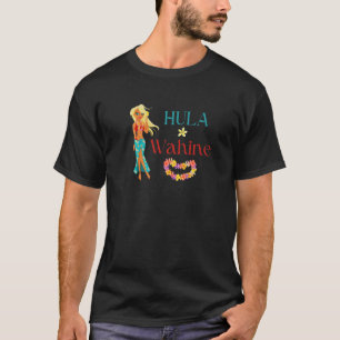 Hula Wahine U2013 Hula Girl Female in Hawaiian Alo T Shirt