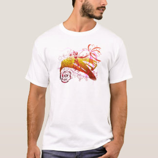 hulaflicka - blommor t-shirt