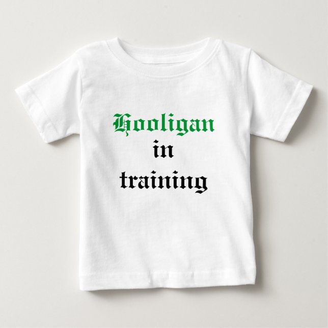 Huligan i utbildning t-shirt (Framsida)