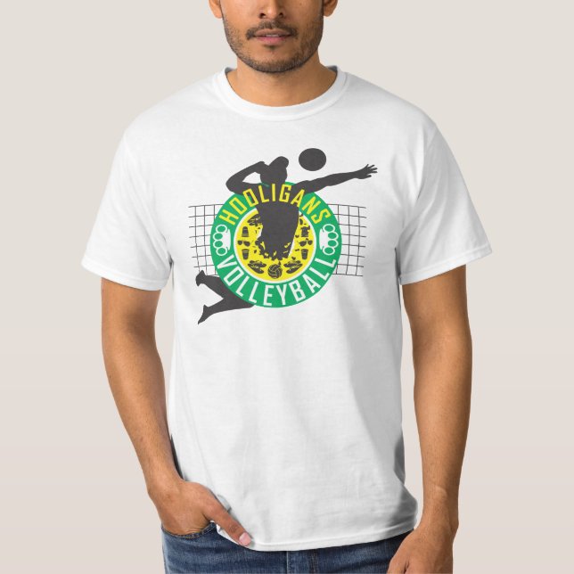 Huliganvolleyboll Tee (Framsida)