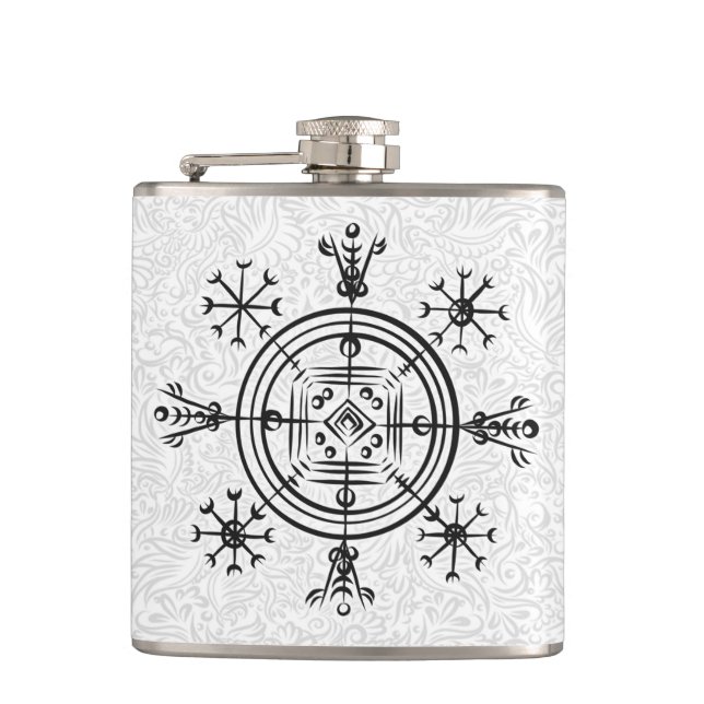 Hulinhjálmur - Norse Sigil of Insyn Fickplunta (Framsidan)