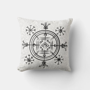 Hulinhjálmur - Norse Sigil of Insyn Kudde