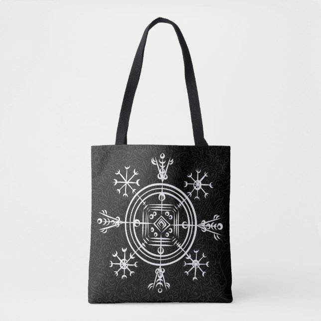 Hulinhjálmur - Norse Sigil of Insyn Tygkasse (Framsida)