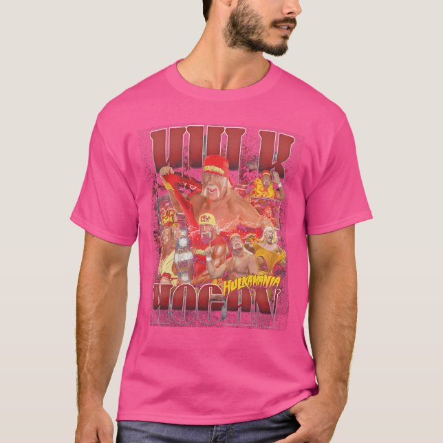 Hulk Hogan Hulkamania T Shirt (Framsida)