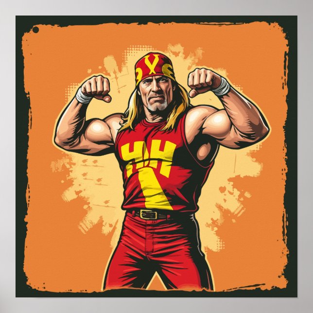 Hulk Hogan – Real American Legend Poster (Framsidan)