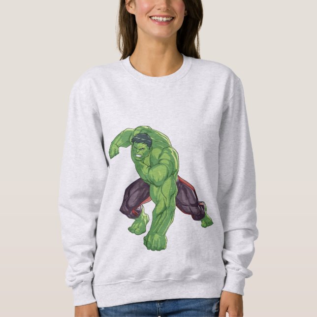 Hulk Krossar Kvinnor Tröja (Framsida)
