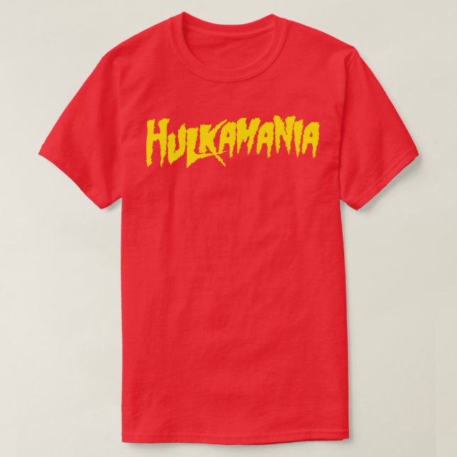 Hulkamania CrewnackSweatshirt T Shirt (Design framsida)