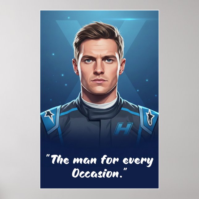 Hülkenberg Citat Poster (Framsidan)