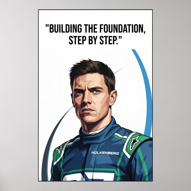 Hülkenberg Quote Poster (Framsidan)