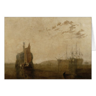 Hulks för Joseph Mallord William turner på Hälsningskort