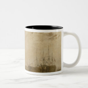 Hulks för Joseph Mallord William turner på Två-Tonad Mugg