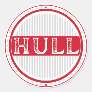 Hull City Pride Emblem – engelsk identitet Runt Klistermärke