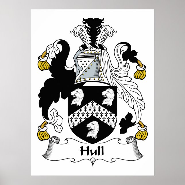 Hull Family Crest Poster (Framsidan)
