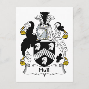 Hull Family Crest Vykort