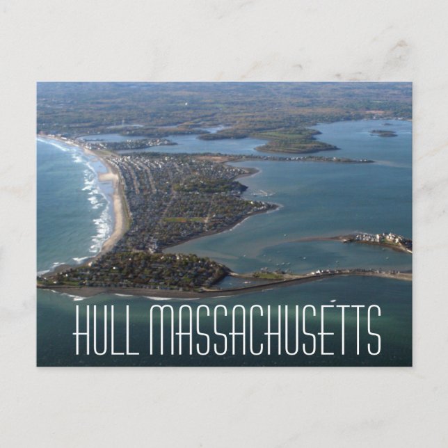 Hull Massachusetts Postcard Vykort (Framsida)