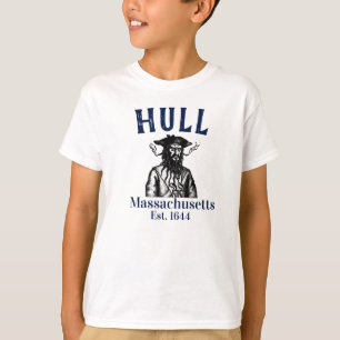 Hull "pirater" Massachusetts pirat, pojkens T Shirt