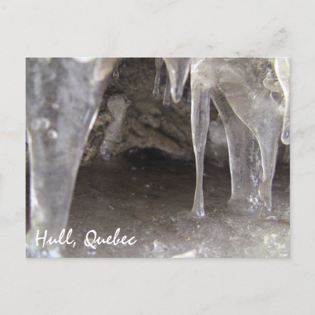 Hull Quebec Grov iscavern Vykort (Framsida)