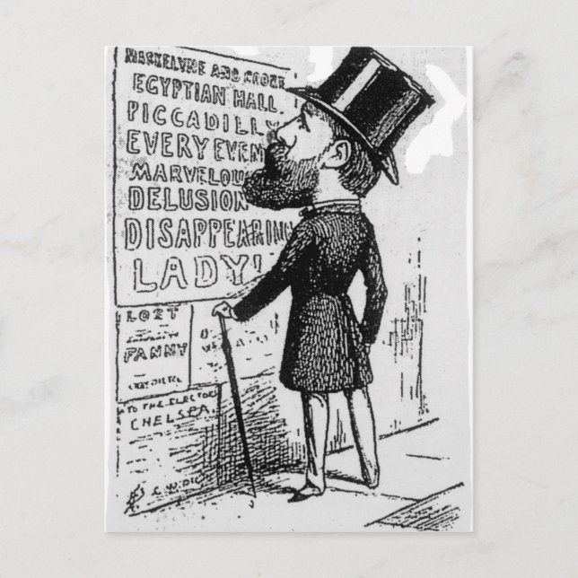 Hullo! Maskelyne och Cook Vykort (Framsida)