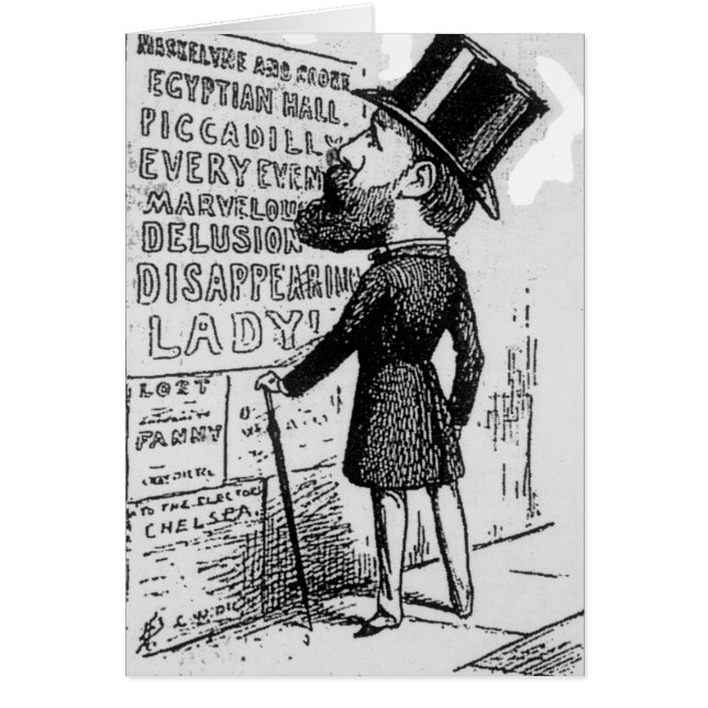 Hullo! Maskelyne och kock Hälsningskort (Framsidan)