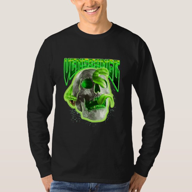 Hullorm - Ledsen Aesthetic Edgy Str T Shirt (Framsida)