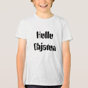 hullu ohjatun - galen guide på finska t-shirt i triblend-tyg
