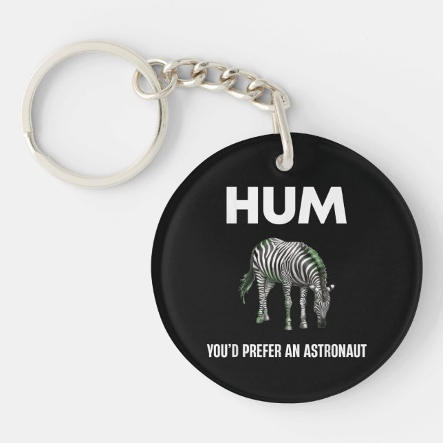 Hum Du Föredrar En Adtronaut Rolig Zebra (Framsidan)