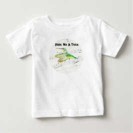 Hum Me A Tune Hummingbird Art Baby T-Shirt