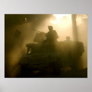 Hum-Vee Patrol Poster