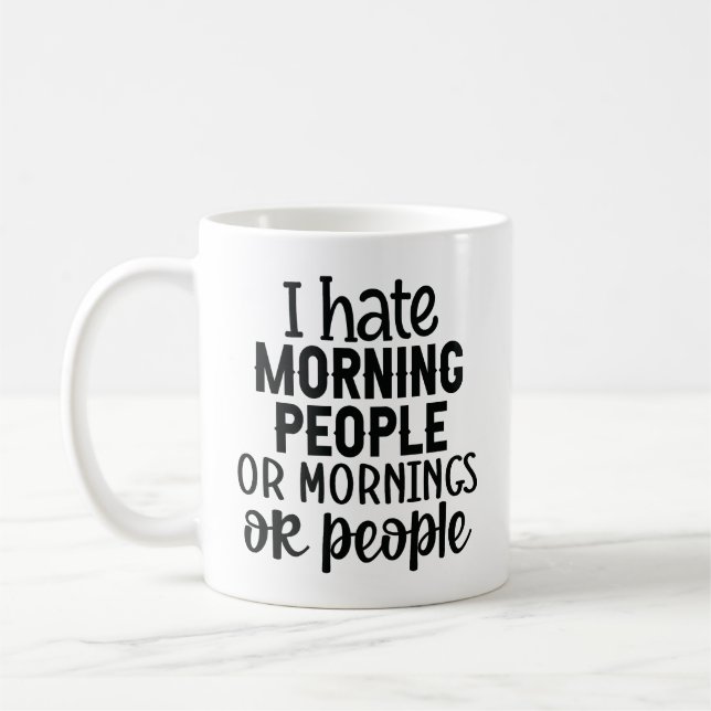 Humalog citat om morgondagen och människor kaffemugg (Vänster)
